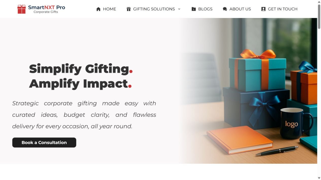 SmartNXT Pro website preview